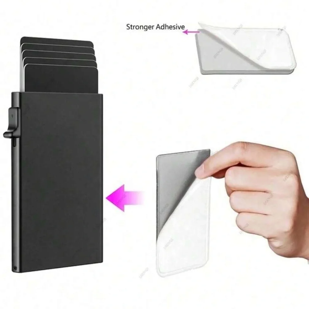 Sleek Black RFID Wallet